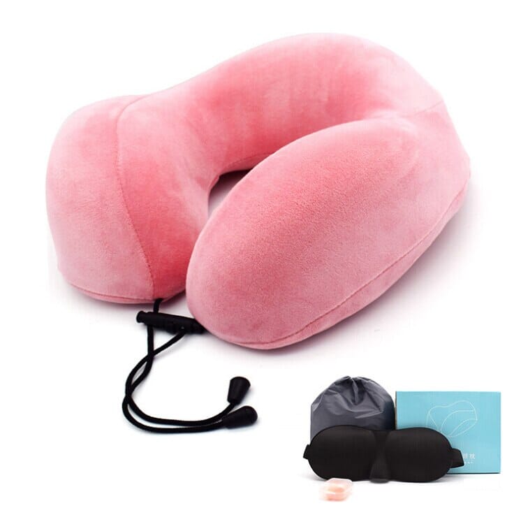 Accessoires Confort Voyage Avion - Kit de Voyage Complet Rose – vue 5 – Yokabag