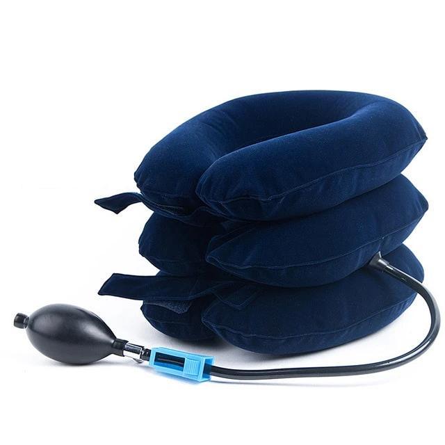 Coussin de Voyage- Gonflable Relax On-The-Go Bleu Marine – vue 2 – Yokabag