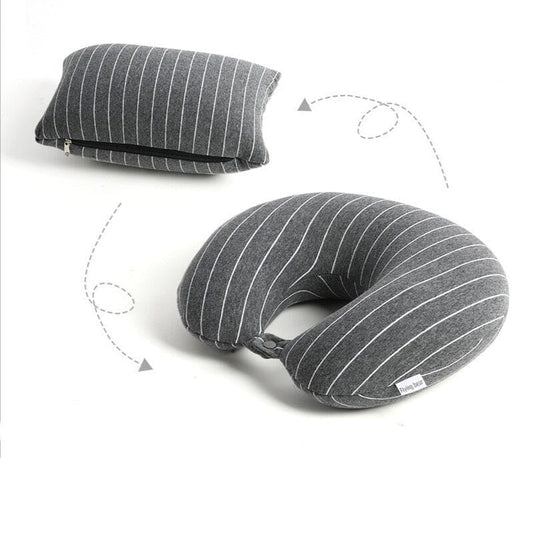 Coussin de Voyage - Compact & Polyvalent Anthracite – vue 2 – Yokabag