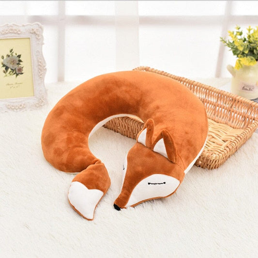 Renard Coussin de Voyage Bleu Ciel – vue 2 – Yokabag