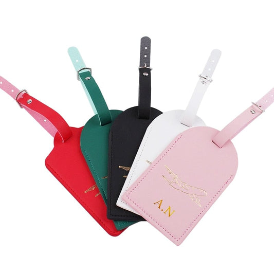 Étiquette Bagage Personnalisée - Compagnie Aérienne Rose – vue 2 – Yokabag
