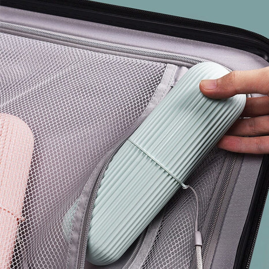 Étui Brosse à Dents de Voyage Rose – vue 2 – Yokabag