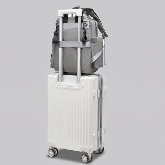 Grand Sac à Dos de Voyage pour Bébé Oxford Original Noir – vue 2 – Yokabag