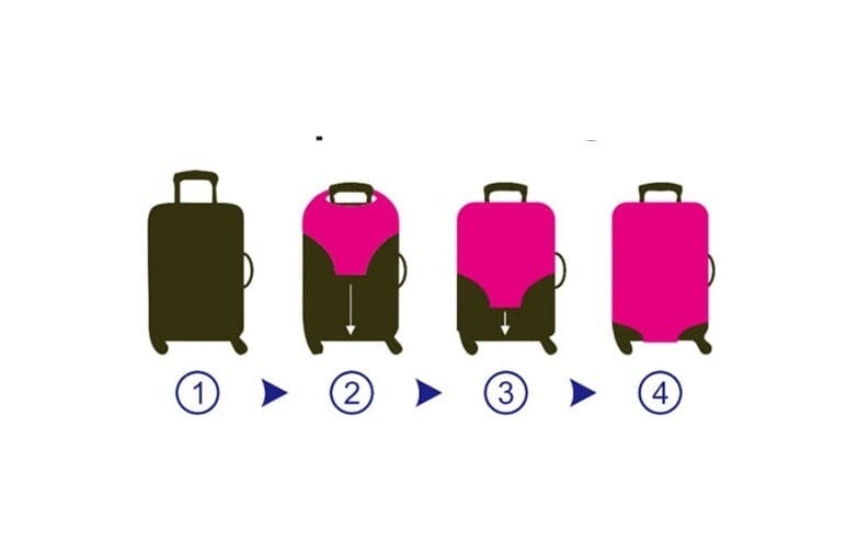 Housse Protection Valise - Explorer en Amour – vue 6 – Yokabag
