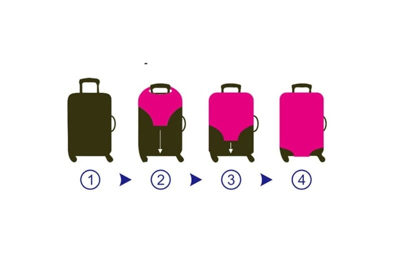 Housse de Voyage pour Valise - Smiley – vue 6 – Yokabag