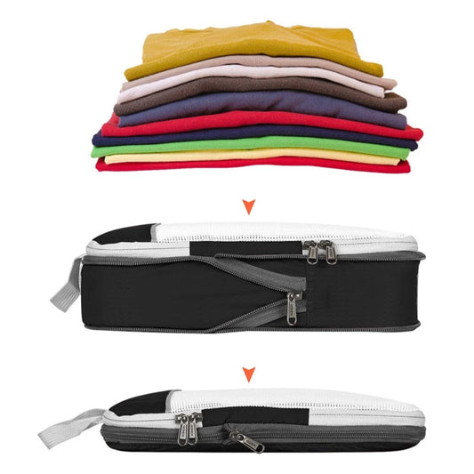 Valise Compressible - Set de 3 Rouge – vue 2 – Yokabag