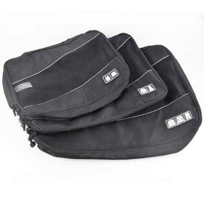 Organisateurs de Bagage - (Set de 3, Noir) – Yokabag
