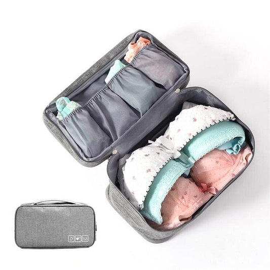 Pochette de Voyage pour Sous-Vêtements - (Gris) – vue 2 – Yokabag