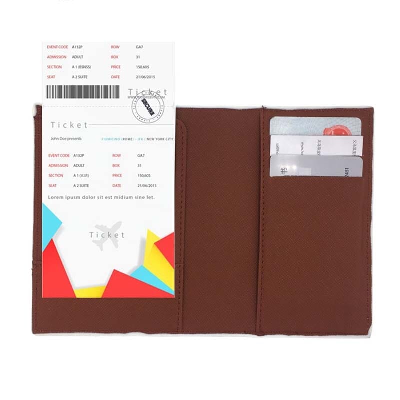 Protège-passeport Cactus & Flamants Roses – vue 3 – Yokabag