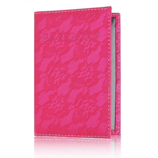 Protège-Passeport Voyage Dentelle Fuchsia – vue 2 – Yokabag