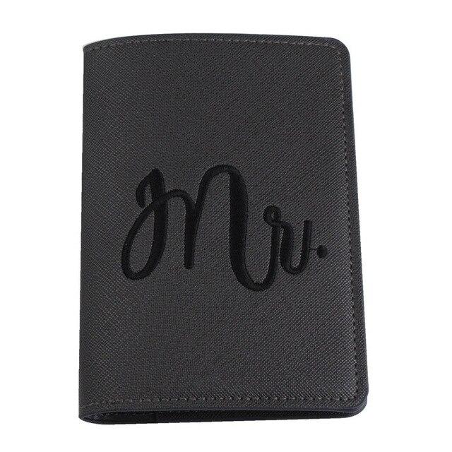 Protège Passeport Mr. (Noir) - Voyageur