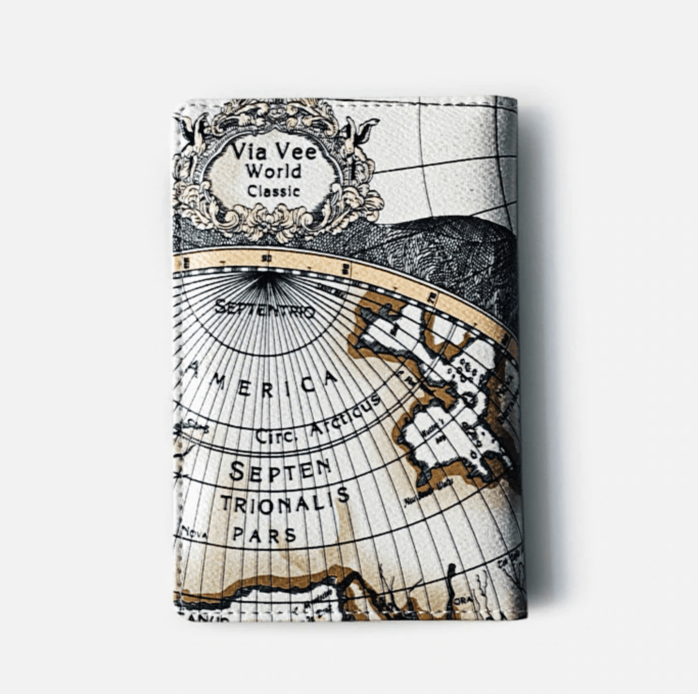 Protège-Passeport Antique Map White – vue 2 – Yokabag
