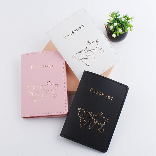 Protège-Passeport Personnalisé - Carte du Monde Blanc – vue 2 – Yokabag