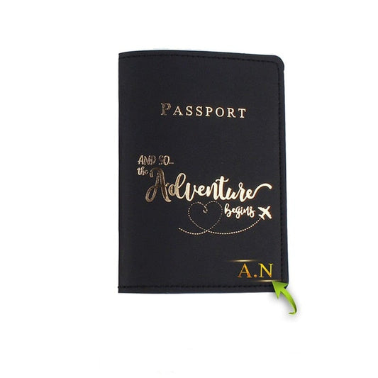 Protège-Passeport Voyage Personnalisé Gris – vue 2 – Yokabag