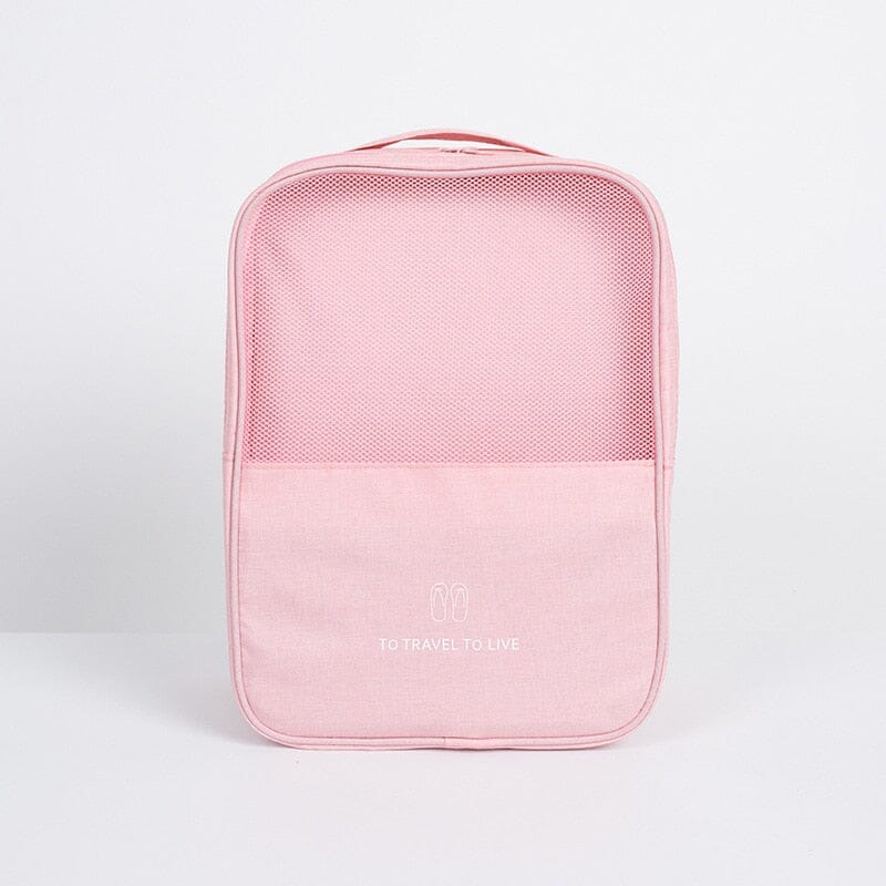Sac à Chaussures de Voyage - Rose