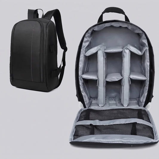 Sac à Dos Voyager avec Appareil Photo Pratique Orange – vue 2 – Yokabag