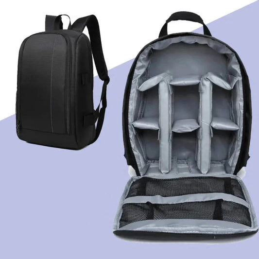 Sac à Dos Voyager avec Appareil Photo Pratique Orange – vue 2 – Yokabag