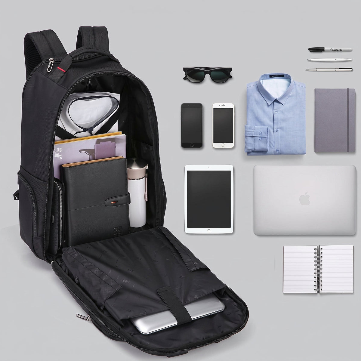 Valise Cabine Sac à Dos à Roulettes Business Homme – vue 7 – Yokabag
