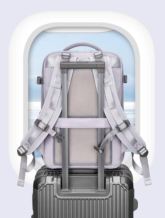 Sac à Dos Femme pour Voyager en Avion en Cabine Vert – vue 2 – Yokabag