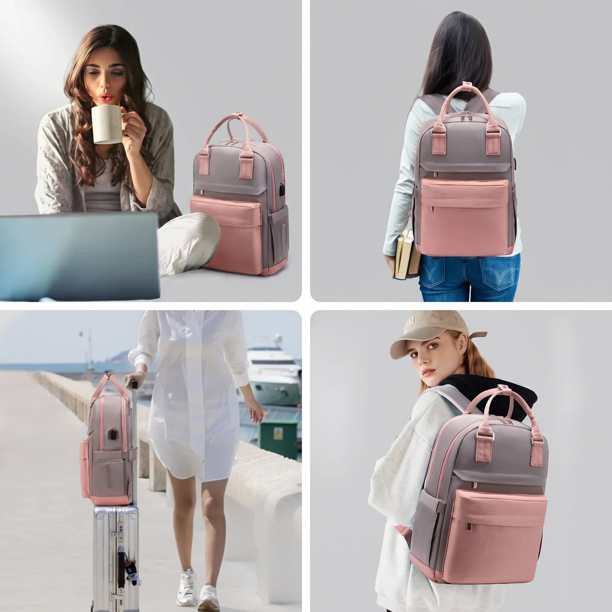 Sac à Dos Voyage pour Ordinateur Femme (16 Pouces) – vue 8 – Yokabag