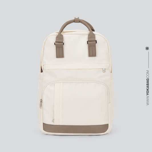 Sac à Dos Ordinateur Femme pour Voyager (15.6 Pouces) Gris – vue 2 – Yokabag