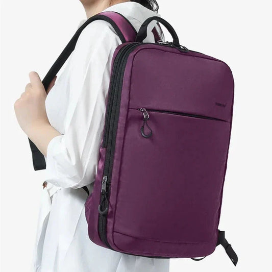 Sac à Dos pour PC Portable Femme 15.6 Pouces Bleu Marine – vue 2 – Yokabag