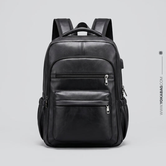 Sac à Dos Vintage - Connecté (USB) - Édition Voyage Camel – vue 2 – Yokabag