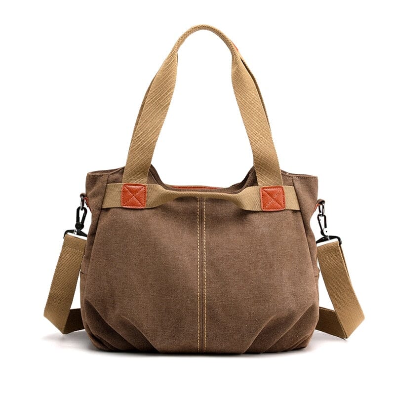 Sac à Main Voyage Femme Vintage en Toile Canvas - Explorer – vue 8 – Yokabag