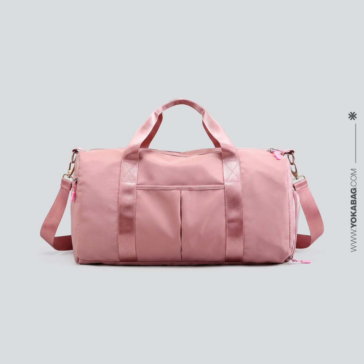 Sac de Voyage avec Compartiment Chaussures - Rose