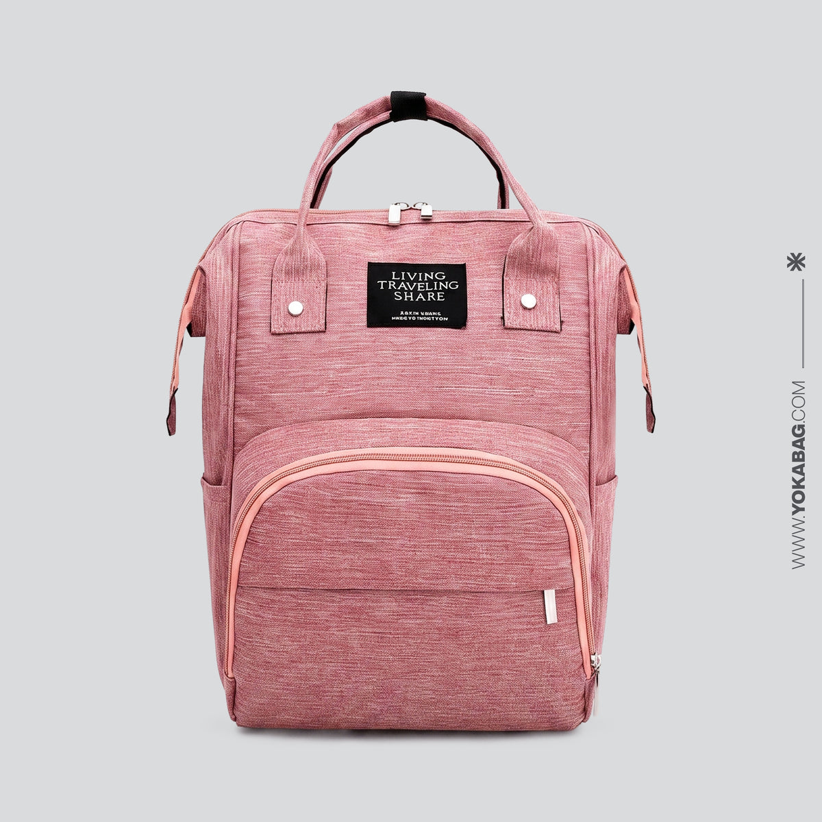 Sac de Voyage Bébé Living & Traveling (Rose)