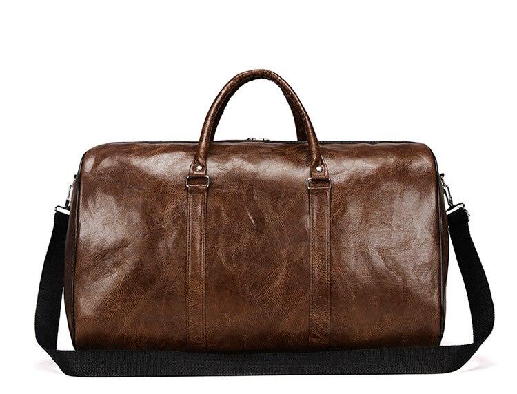 Sac de Voyage Vintage - Coloris Marron – vue 4 – Yokabag