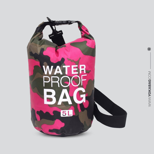 Sac de Voyage Étanche Camouflage Rose Explorer 5L – vue 2 – Yokabag