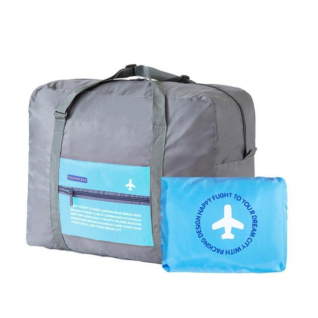 Sac de Voyage Pliable (Bleu)