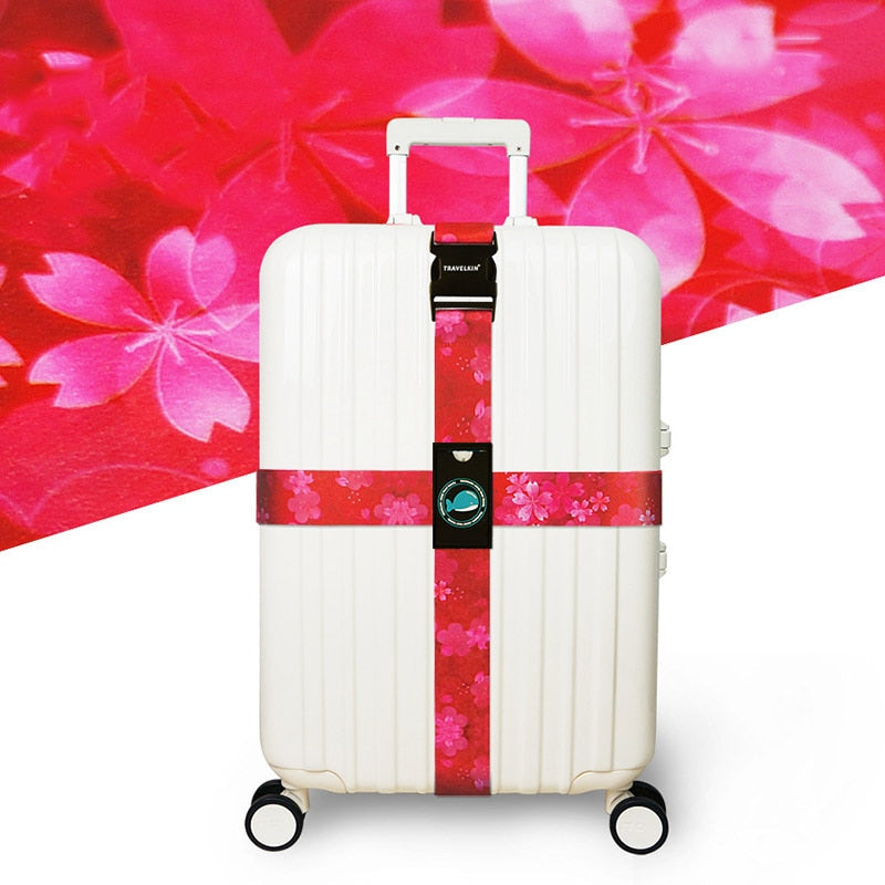 Sangle de Valise Sakura Bloom – vue 2 – Yokabag