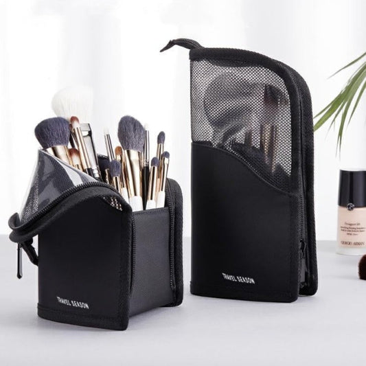 Trousse Pinceaux Maquillage - Travel Edition Rose – vue 2 – Yokabag