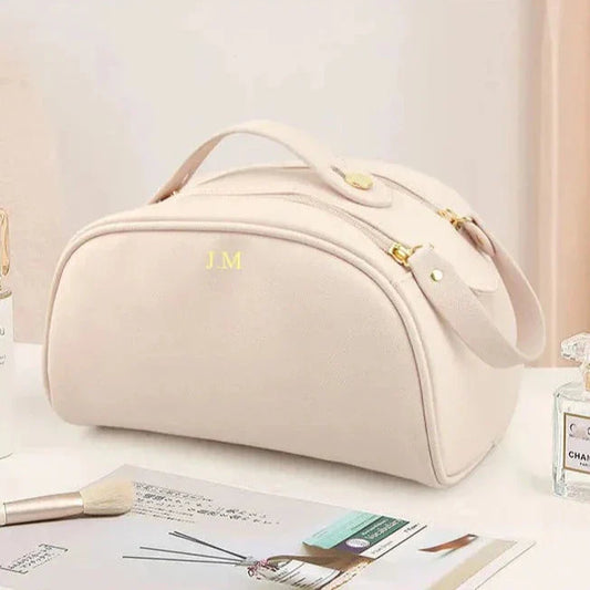 Trousse de Toilette pour Femme Personnalisée Crème – vue 2 – Yokabag