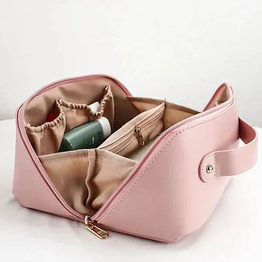 Trousse de Toilette Personnalisée Femme - Initiales Rose – vue 2 – Yokabag