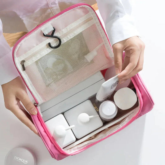 Trousse de Toilette Personnalisée Prénom - Féminine (Rose) – vue 2 – Yokabag