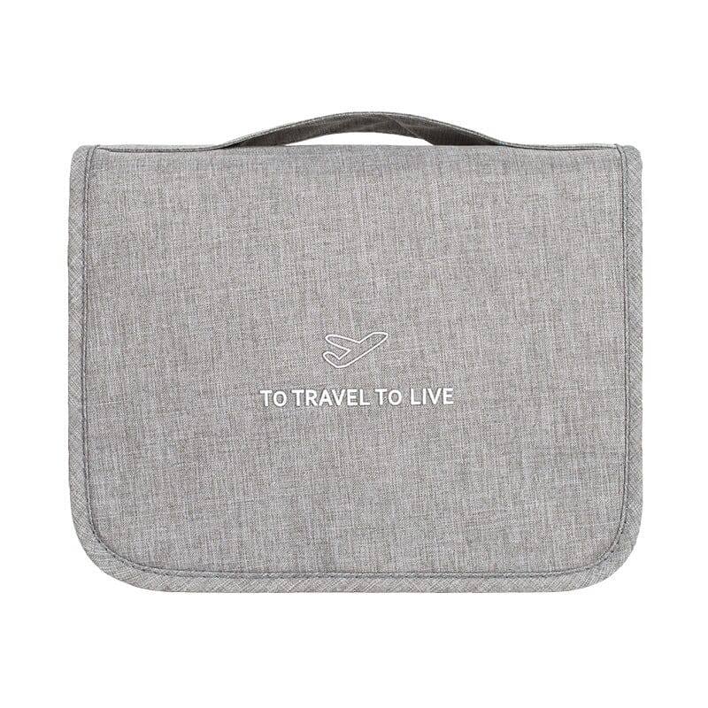 Trousse de Toilette de Voyage à Suspendre - Essentials (Gris)