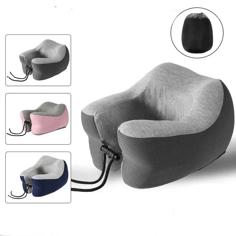Coussin de Voyage Bleu Ciel – vue 2 – Yokabag