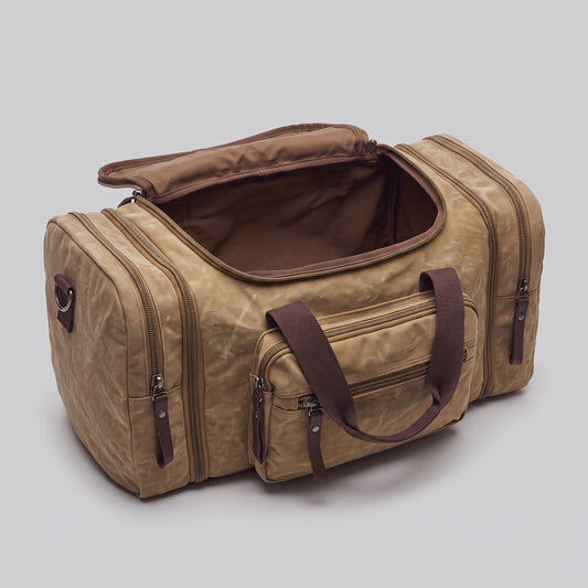 Sac de Voyage Vintage - Explorateur du Monde