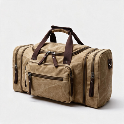 Sac de Voyage Vintage - Explorateur du Monde