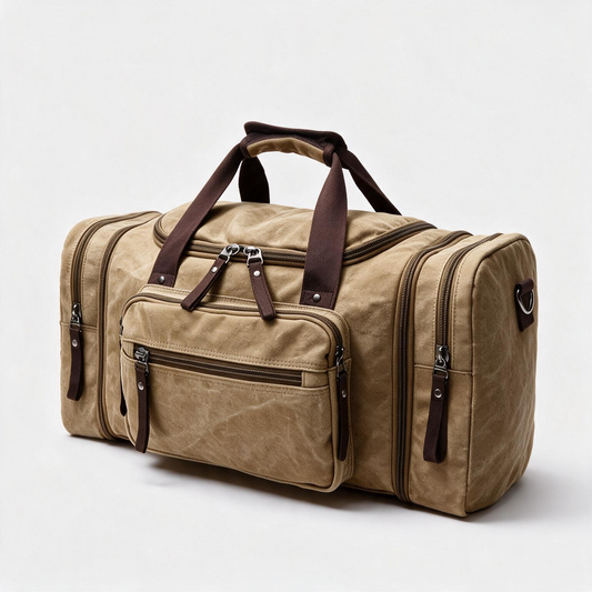 Sac de Voyage Vintage - Explorateur du Monde
