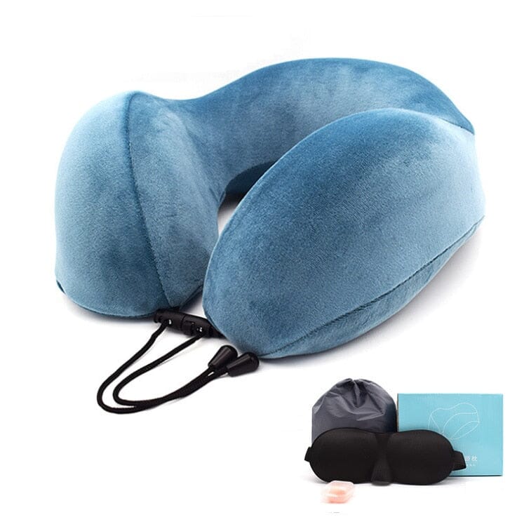 Accessoires Confort Voyage Avion - Kit de Voyage Complet Bleu – vue 3 – Yokabag