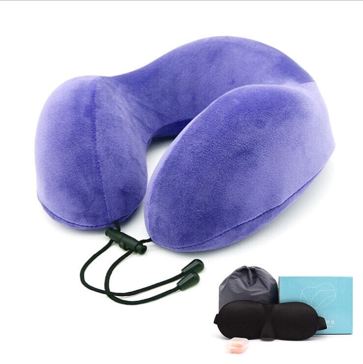 Accessoires Confort Voyage Avion - Kit de Voyage Complet Violet – vue 4 – Yokabag