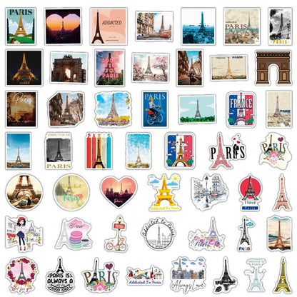 Stickers Valise - Paris (Pack de 50) – vue 3 – Yokabag