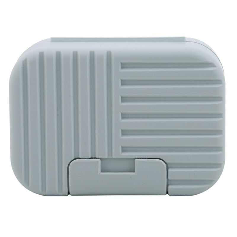 Boîte à Savon de Voyage Collection Rayures Vert – vue 3 – Yokabag