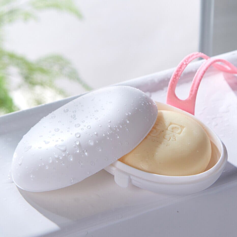 Boîte à Savon Voyages - Plastique Violet – vue 3 – Yokabag