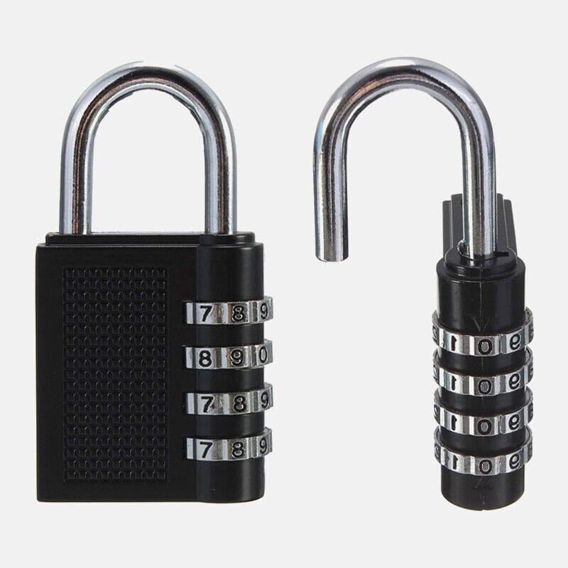 Cadenas Valise - Combinaison 4 Chiffres Gris – vue 4 – Yokabag