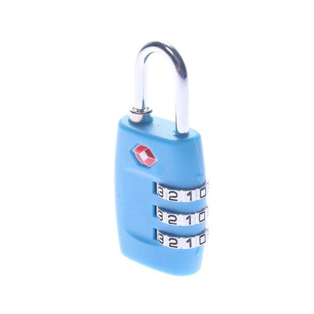 Cadenas Valise - Travel Lock 3 TSA Bleu Ciel – vue 2 – Yokabag